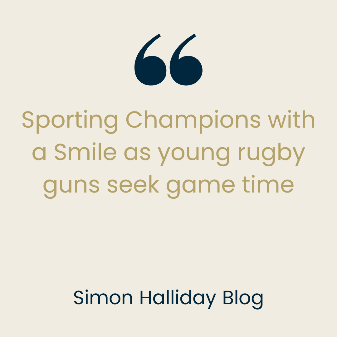 Sporting Champions with a Smile as young rugby guns seek game time
