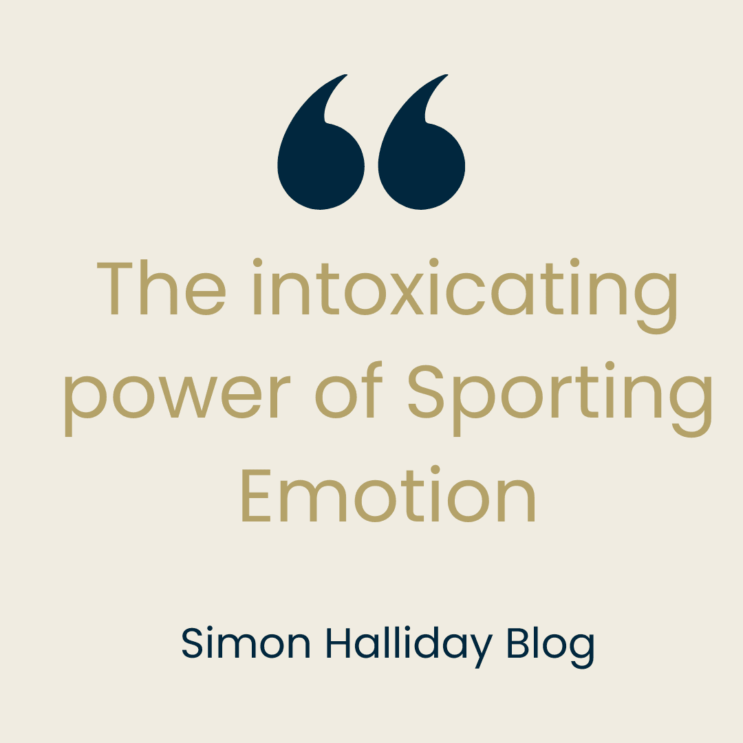The intoxicating power of Sporting Emotion