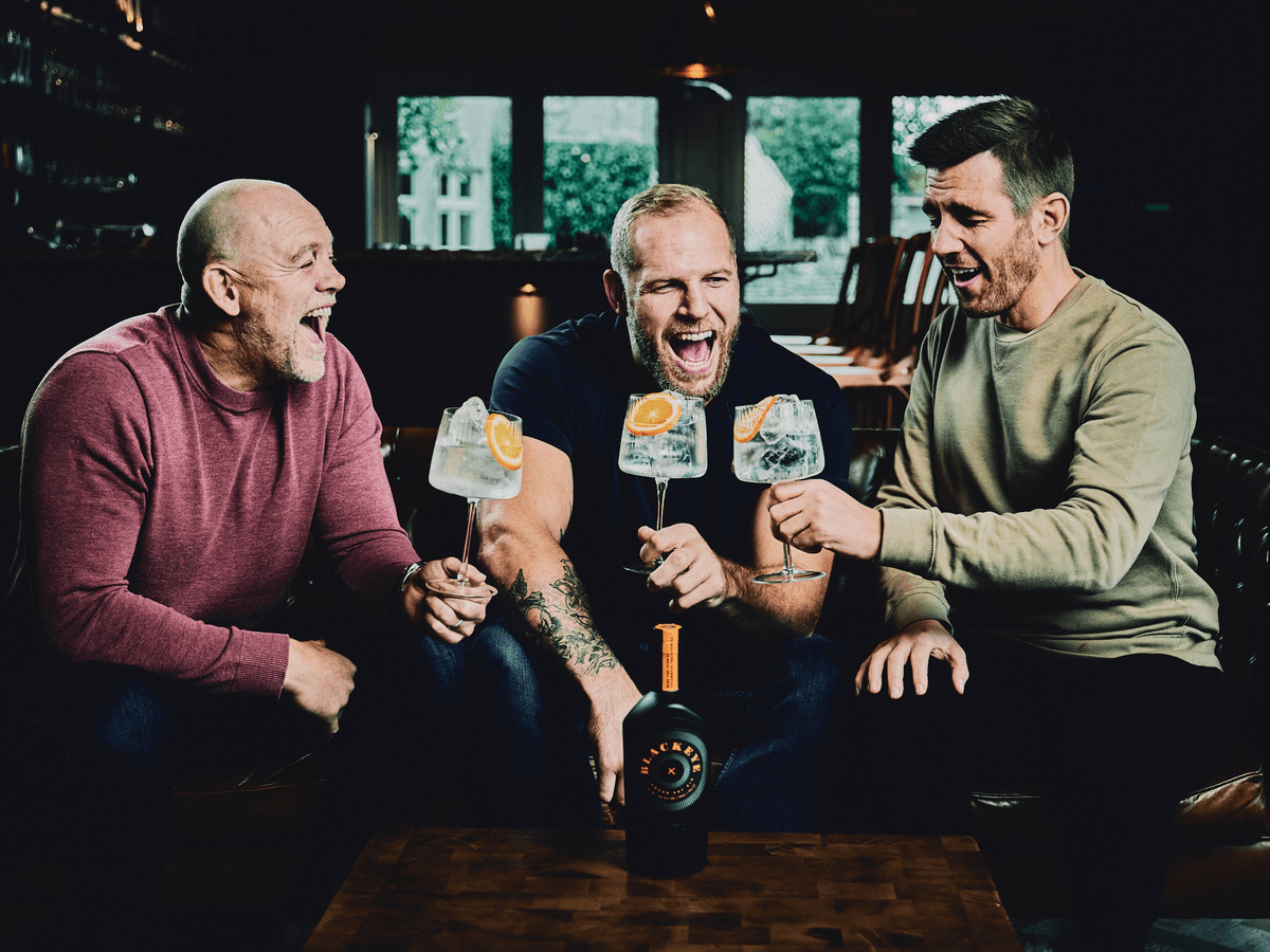 Mike Tindall, James Haskell & Alex Payne