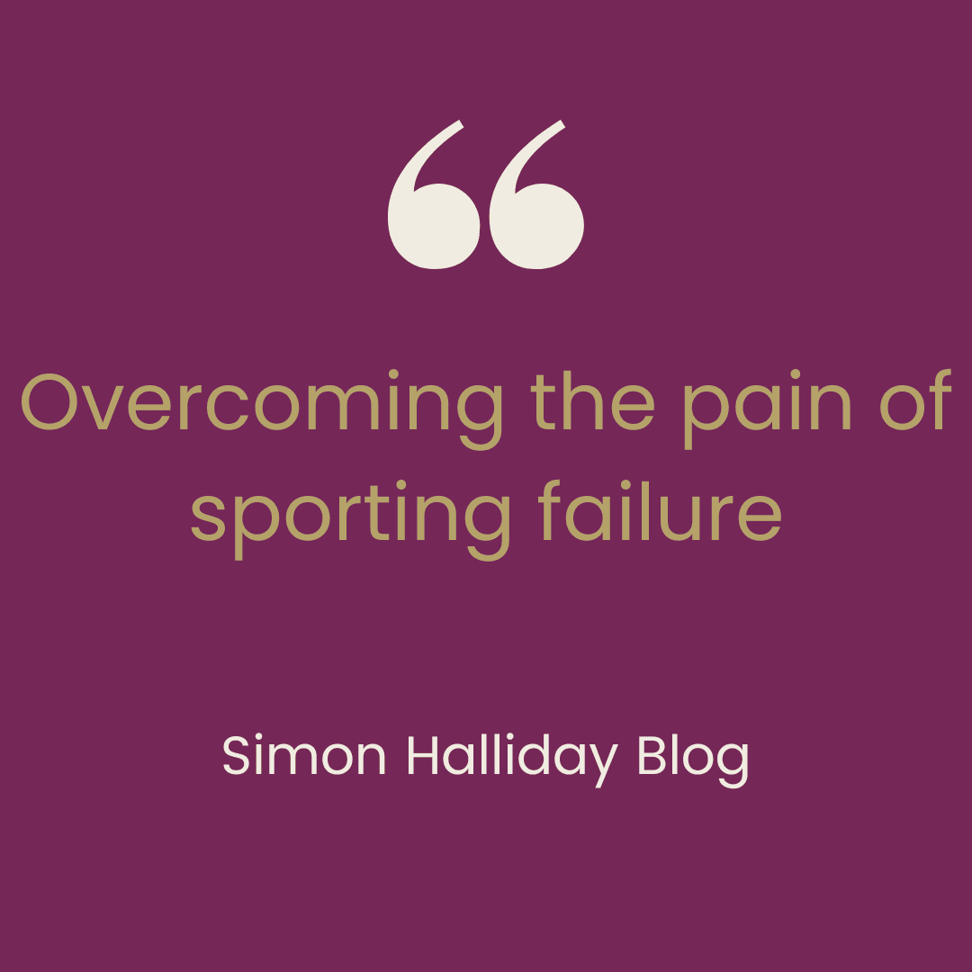 Overcoming the pain of sporting failure